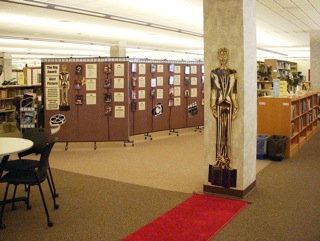 University Library Displays Oscar Trivia on Folding Walls