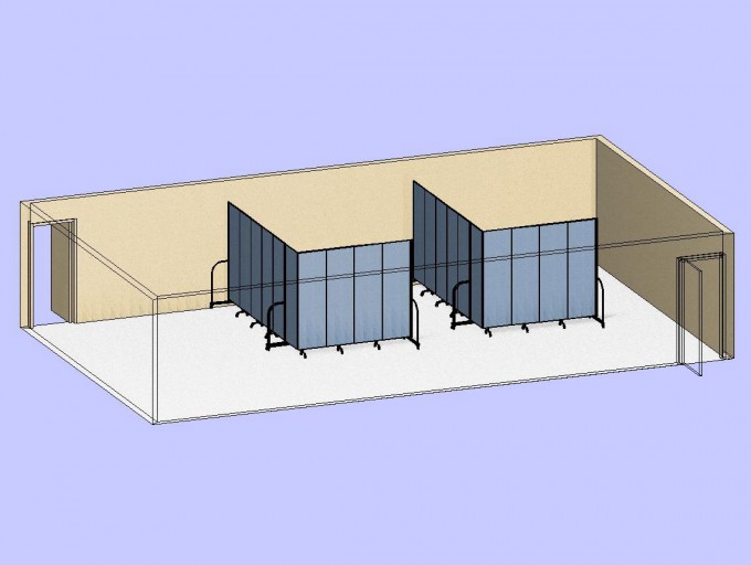 Side by Side Classrooms 3D