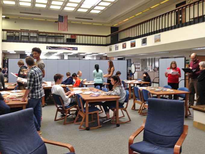 NNHS Library collaborative space