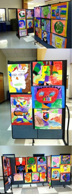 Children Picasso Artwork On Display