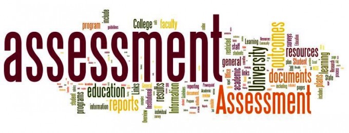 A wordle of terms used for teacher assessment