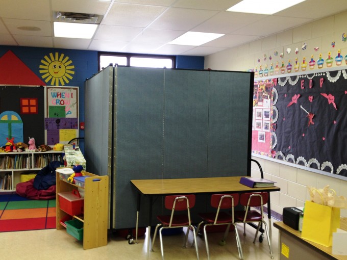 Preserve Privacy and Security in Schools with a Well Placed Portable Partition