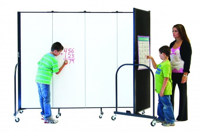 dual surface room dividers