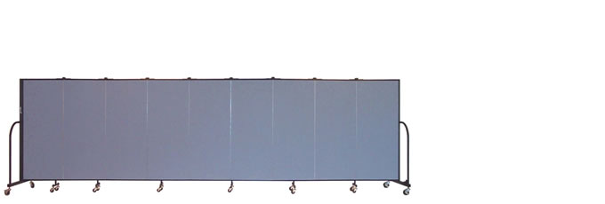 FSL509 Screenflex Room Divider, 5’0" Height X 16'9" Length