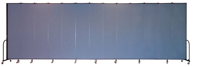 FSL8013 Screenflex Room Divider, 8" Height X 24'1" Length